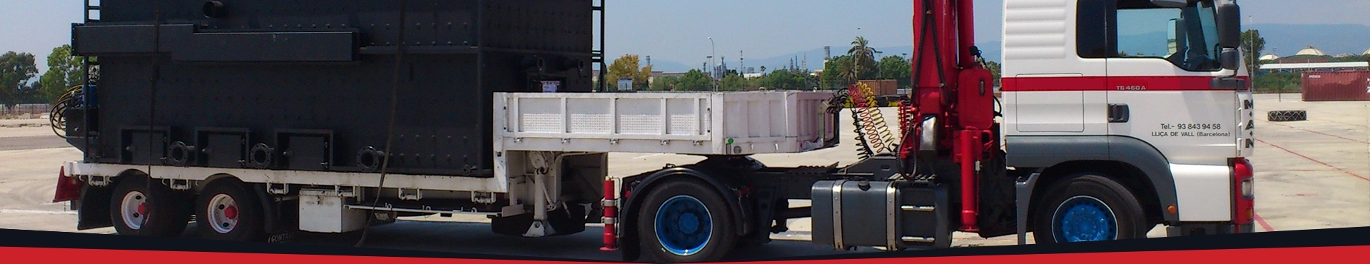 Empresa de transportes especiales con góndolas
